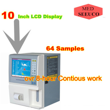 Analisador de hematologia Full-Auto Display LCD de 10 polegadas Ha-6000